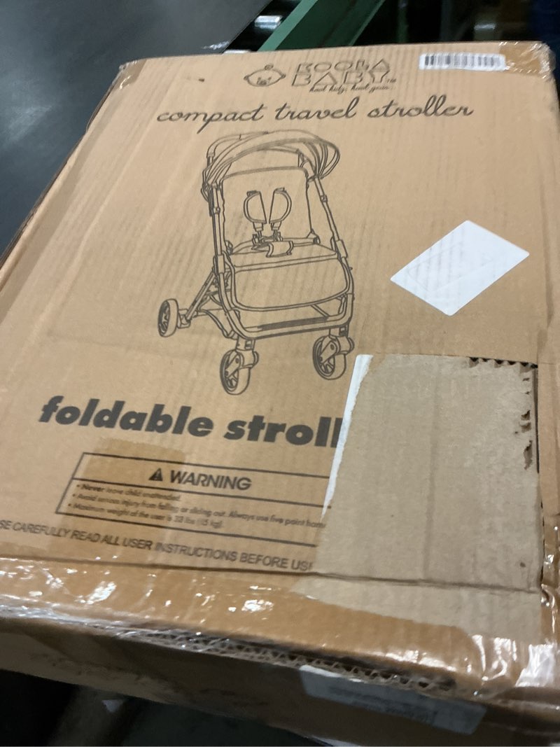 Condition photo showing New/Like New for lightweight travel stroller for baby & toddlers - easy fold & compact stroller with canopy, storage basket, multi-position recline & convenient one-hand fold (grey)