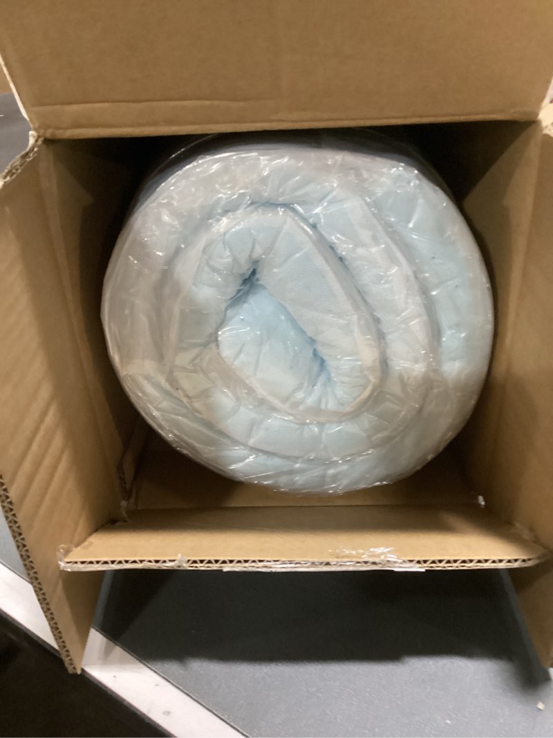 Condition photo showing Good Condition for egohome 2 inch queen memory foam mattress topper, cooling gel infused & pressure relieving pad in a box, dorm room essentials, certipur certified, blue