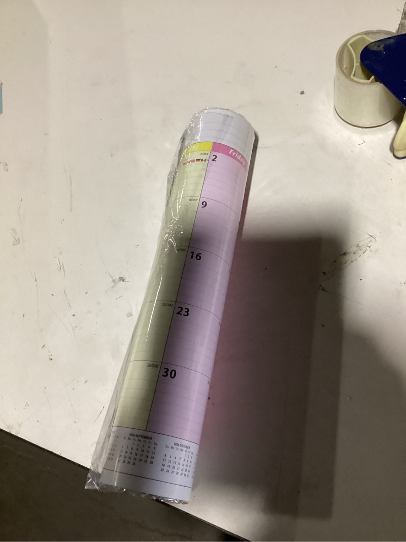 Condition photo showing New/Like New for Desk Calendar 2026 Extra-Large 22" x17", AgePlace Wall Calendar 2026-2027 Covers January 2026 - June 2027, Office Supplies Desktop Monthly Calendar for Home Classroom School & Office Or teacher Gifts LGOSF(Jan. 2026-Jun. 2027)