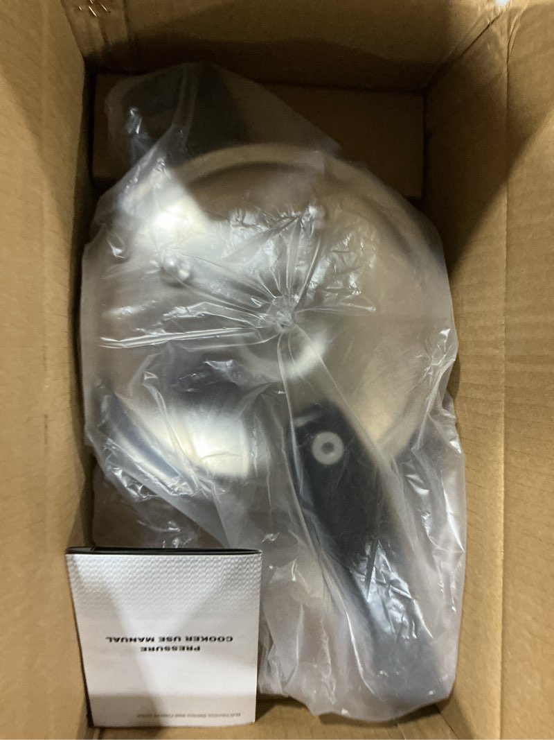 Condition photo showing New/Like New for premium stainless steel small pressure cooker 3 quart | 8 safety features & quick cooking | stovetop pressure cookers;instant pot pressure cooker;olla de presion pressure cooker 3+qt mini 3.2 quarts
