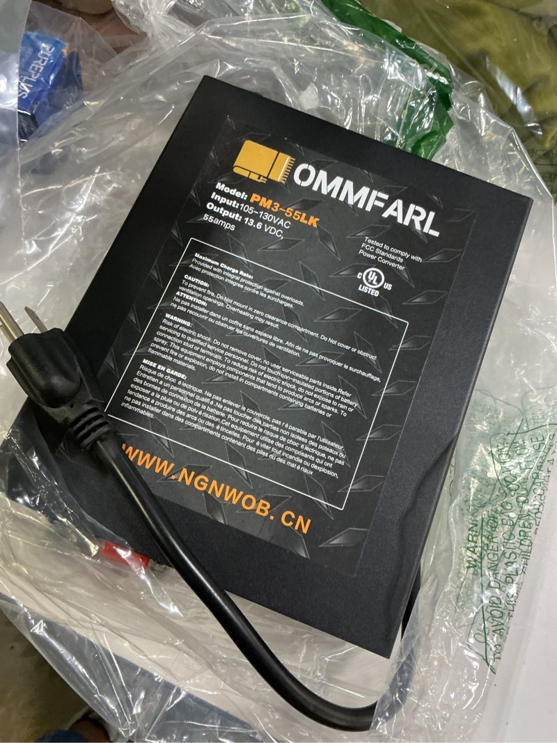 Condition photo showing Good Condition for RV Converter | Multiple Capacities | Power Converter with Built-in 4 Stage Smart Battery Charger | 55 Amp 12V RV Battery Charger