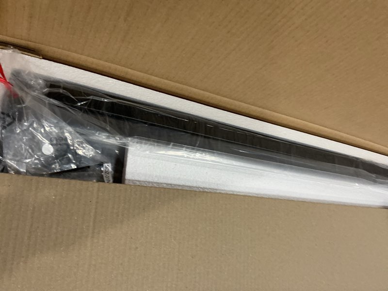 Condition photo showing New/Like New for Computer Desk 32 Inch, Simple Home Office Desk Study Writing Table, Sturdy Metal Frame, Scratch-Resistant MDF Desktop for Bedroom Dorm Workspace Small Space, Black