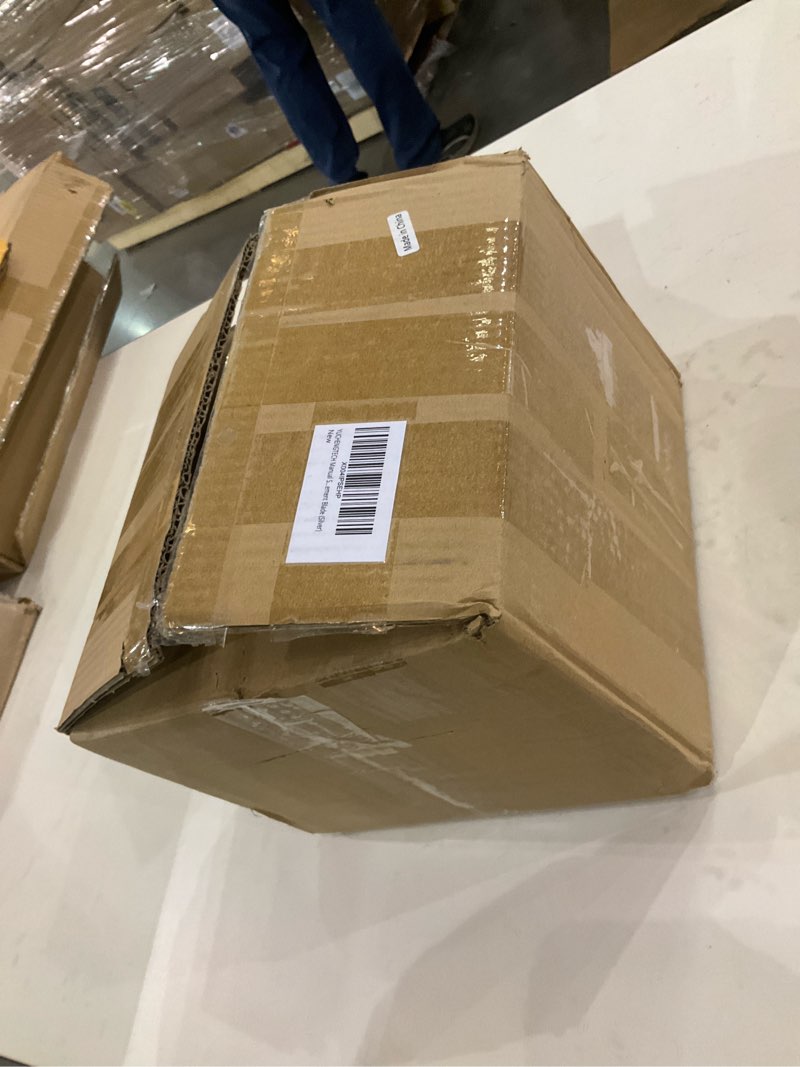 Condition photo showing As Is for YUCHENGTECH Manual Sugarcane Peeler Mini Sugar Cane Peeler Peeling Machine with Replacement Blade (Silver)