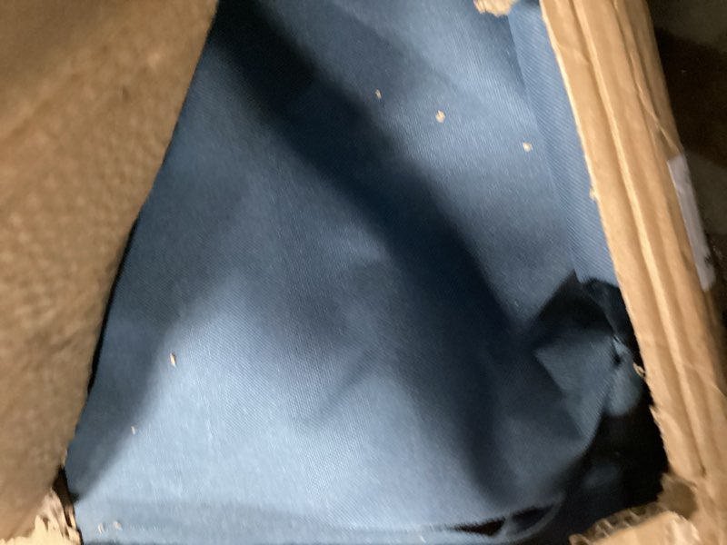 Condition photo showing As Is for elitefield 4-door folding soft dog crate with curtains, carrying bag and fleece bed (2 year warranty), indoor & outdoor pet home (30" l x 21" w x 24" h, blue gray+4 door curtains) 30.0"l x 21.0"w x 24.0"h blue gray+4 door curtains