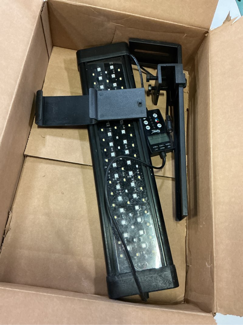 Condition photo showing As Is for hygger clip on custom led aquarium light