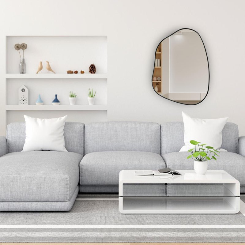 PLUTO Asymmetric Accent Wall Mirror