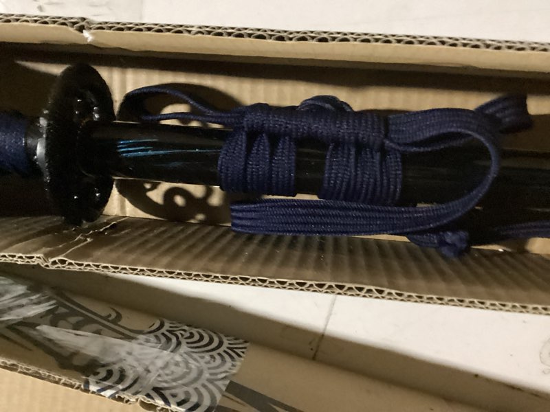 Condition photo showing Good Condition for towatiwe authentic japanese katana sword - exquisite craftsmanship real katana, high toughness katanas 1060 purple