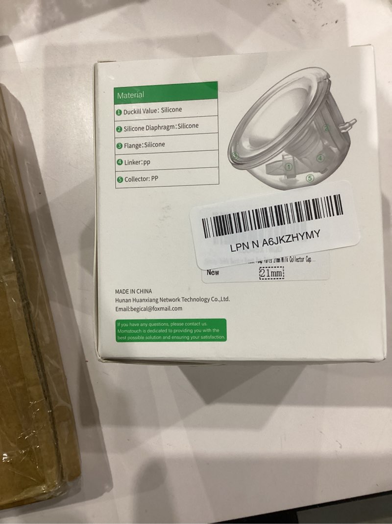 Condition photo showing New/Like New for Hands-Free Wearable Universal Milk Collection Cups Compatible with Momcozy S9 Pro|S12 Pro and Zomee/Spectra/Medela/Lansinoh/babybuddha Breast Pump, Parts/Accessories Replacement 21mm Collector Cup