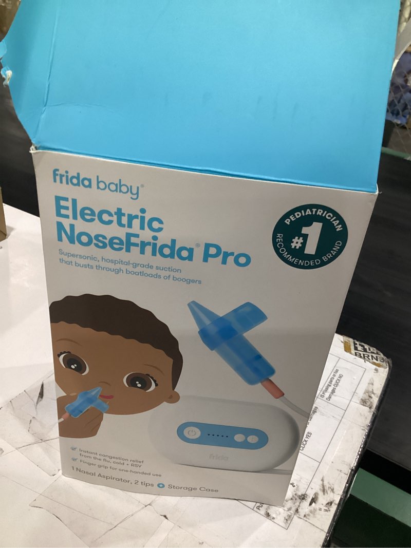 Condition photo showing Good Condition for frida baby electric nosefrida pro nasal aspirator for baby, hospital grade suction, nose sucker for baby & toddler, nasal aspirator for congestion relief, 5 suction levels, 2 tips, cordless with case pack of 1