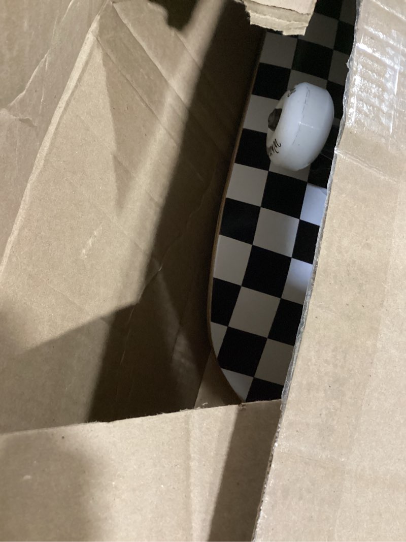 Condition photo showing Good Condition for WhiteFang Skateboards for Beginners, Complete Skateboard 31 x 7.88, 7 Layer Canadian Maple Double Kick Concave Standard and Tricks Skateboards for Kids and Beginners Check