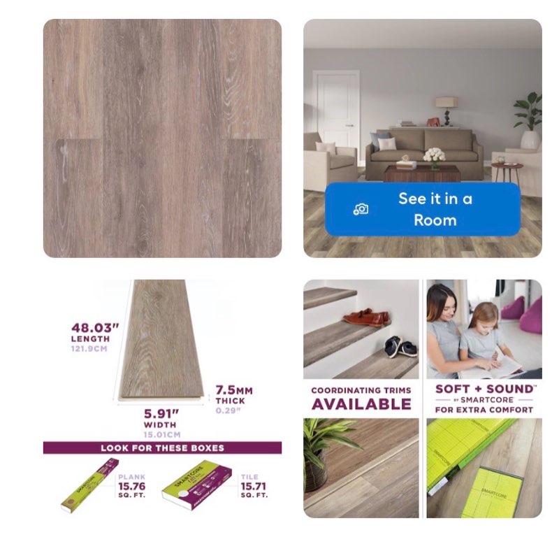 5k+ bought last week smartcore ultra by coretec floors woodford oak 12-mil x 6-in w x 48-in l waterproof luxury
