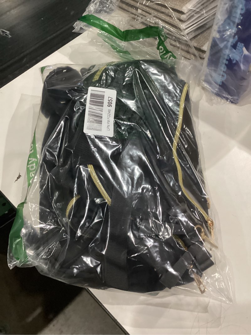 Condition photo showing New/Like New for MATEIN Mini Backpack for Women, Waterproof Stylish Daypack Purse Shoulder Bag with USB Charging Port, Lightweight Small Casual Daily Travel Backpack, Lady Girls Gifts for Work School, 2pcs Sets, Black Black Small