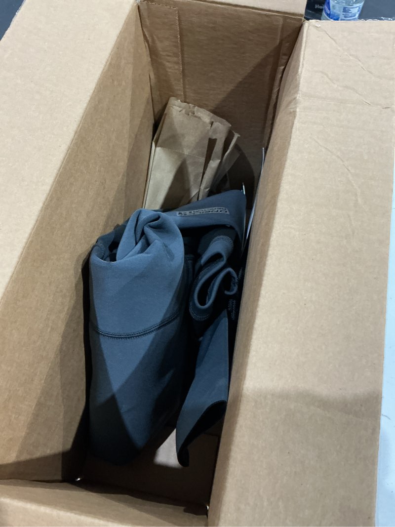 Condition photo showing As Is for o'neill men's reactor-2 1.5mm long sleeve pullover wetsuit top, lightweight warmth with good flexibility graphite/black/cool grey large