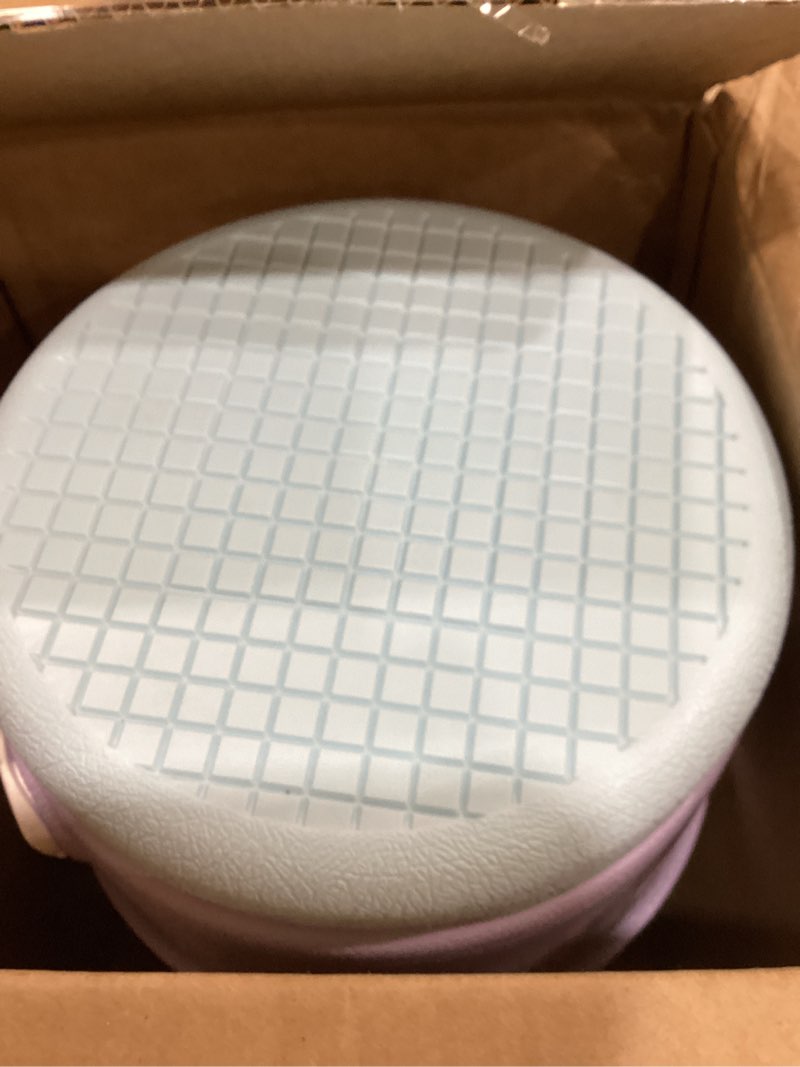 Condition photo showing As Is for igloo 2-gallon retro party water jug cooler, lilac breeze