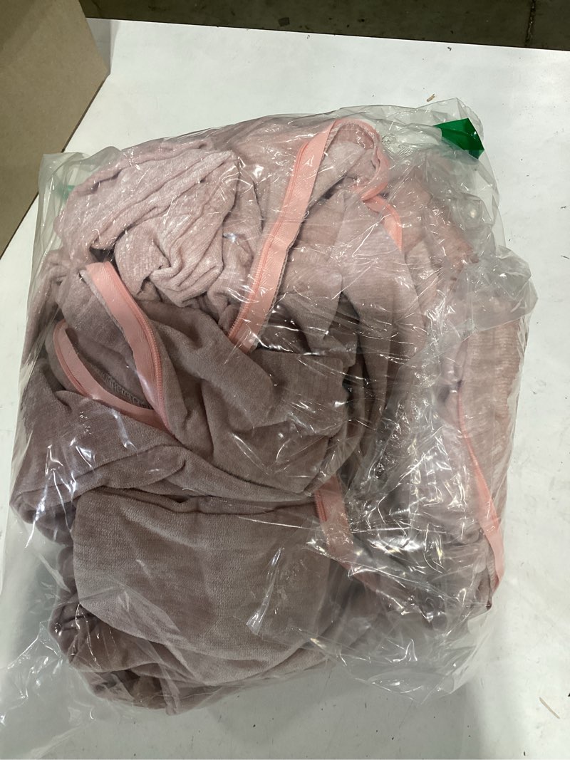Condition photo showing Good Condition for decoruhome chenille blush pink summer throw pillow covers 24x24 inch set of 2, decorative soft couch pillow covers solid dyed accent farmhouse neutral square pillow cases for sofa blush pink 24" x 24" (pack of 2)