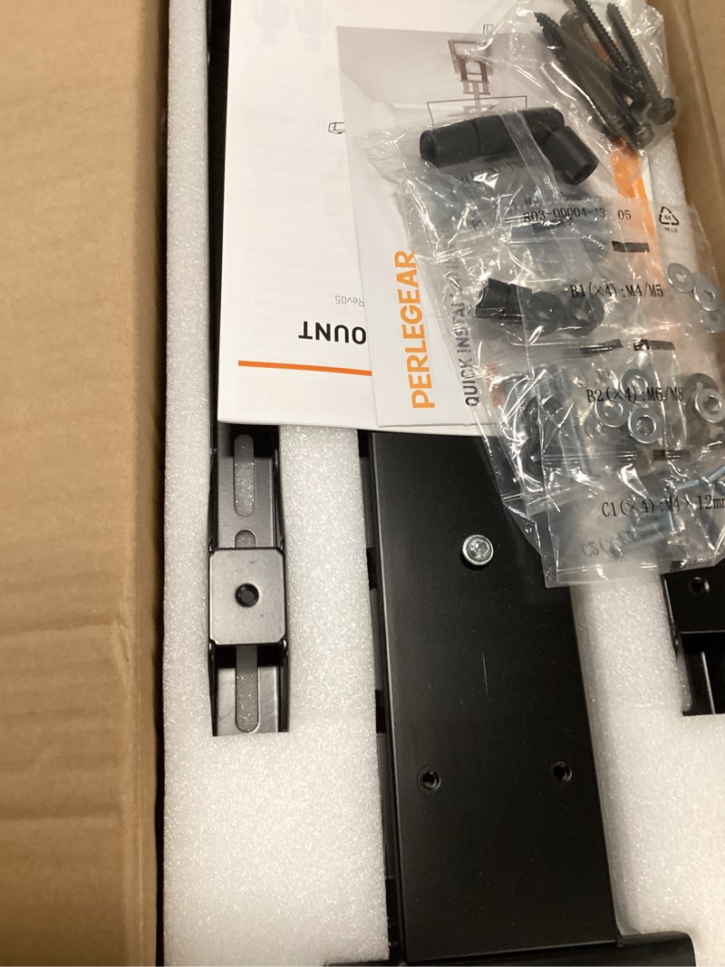 perlegear corner tv wall mount long arm tv mount bracket for 32-75 inch tvs-full motion tv wall mount with 32.37” extension & swivel articulating arm & tilt, max vesa 600x400mm, holds up to 100 lbs