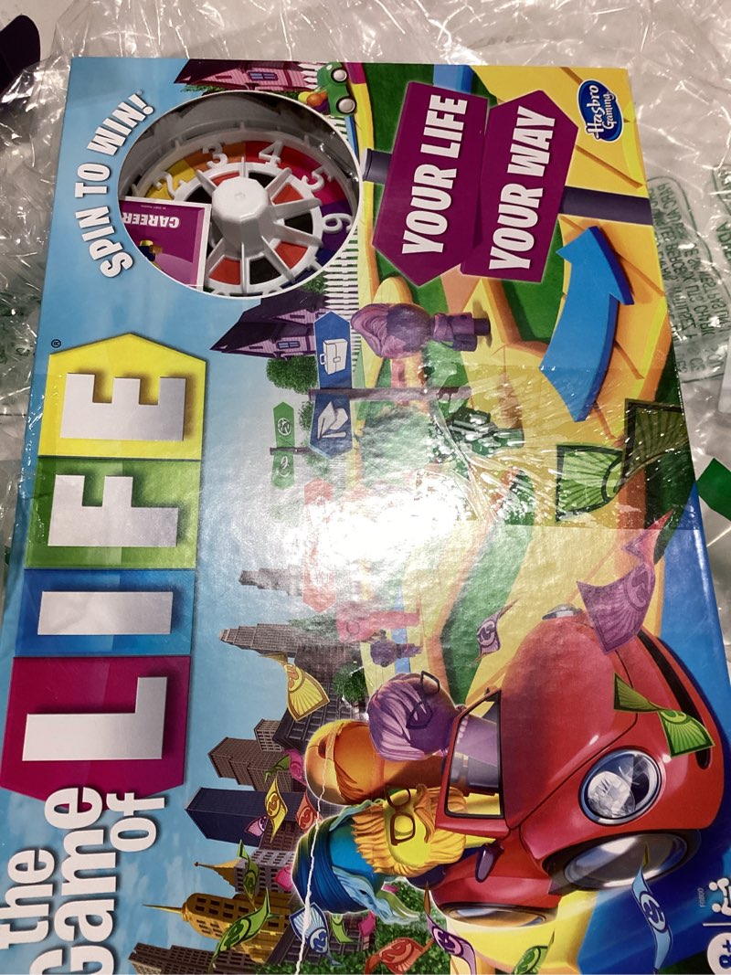 Condition photo showing Good Condition for Hasbro Gaming The Game of Life Game