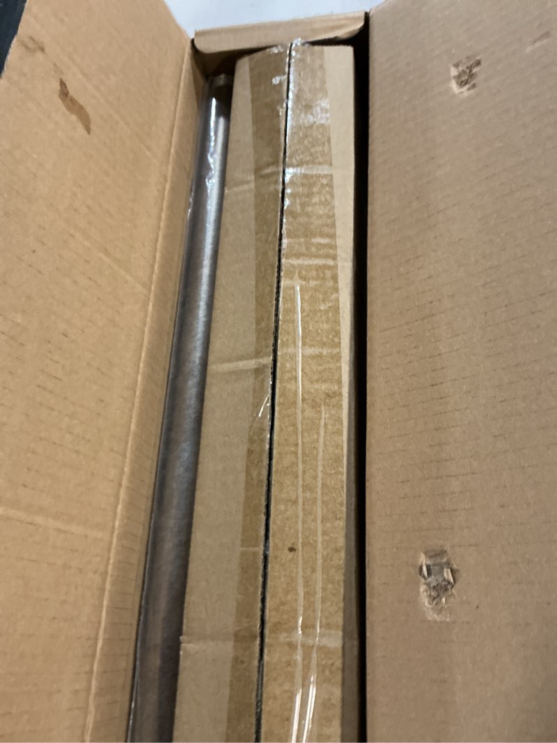Condition photo showing New/Like New for qdwis 2 pack silver curtain rods for windows 28 to 48 inch,1'' diameter drapery rods with leaf pattern finials,boho adjustable heavy duty curtain rods set,18-60'',retro silver 18'' - 60'' (2 pack) retro silver