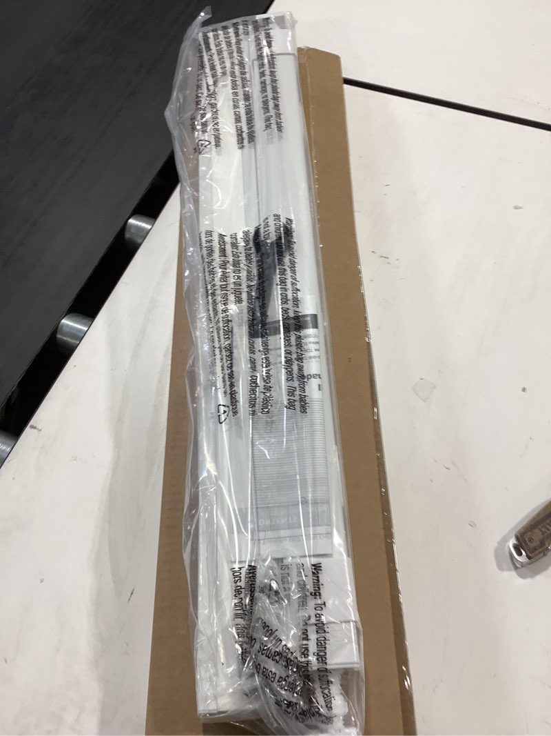 Condition photo showing Good Condition for lazblinds no tools no drill cordless cellular shades, top down bottom up (tdbu) honeycomb shades for home, light filtering thermal insulation blinds for windows, 27" w x 48" h, white light filtering - white 27" w x 48" h
