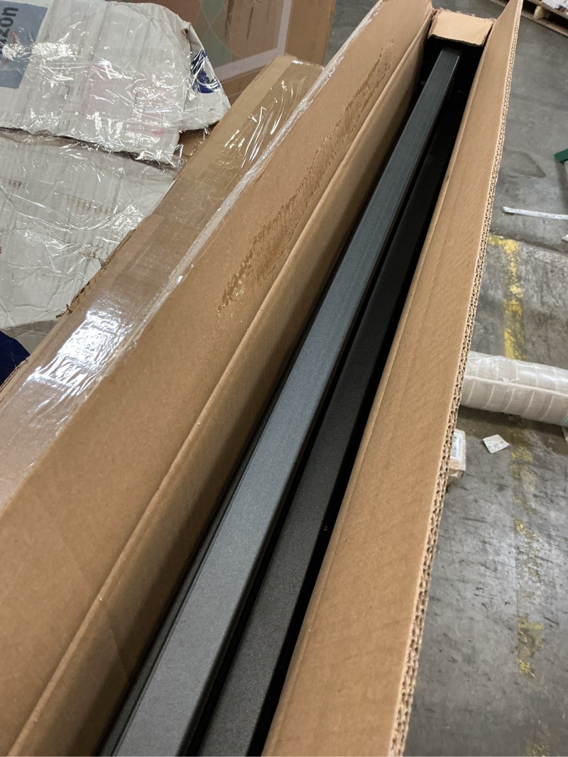 Condition photo showing As Is for Amazon Basics Foldable Metal Platform Bed Frame with Tool Free Setup, 14 Inches High, Sturdy Steel Frame, No Box Spring Needed, Twin XL, Black Black Twin XL