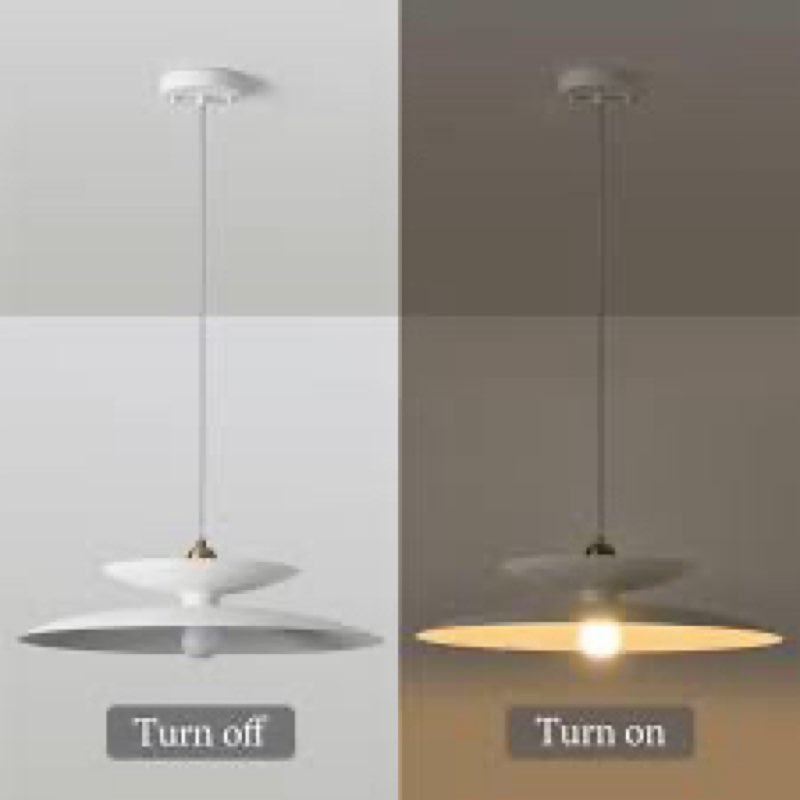 BISAMIYA Modern Pendant Lights, Gold Cap, 21 inch, 2 Layers Pendant Lighting Fixtures, for Kitchen I