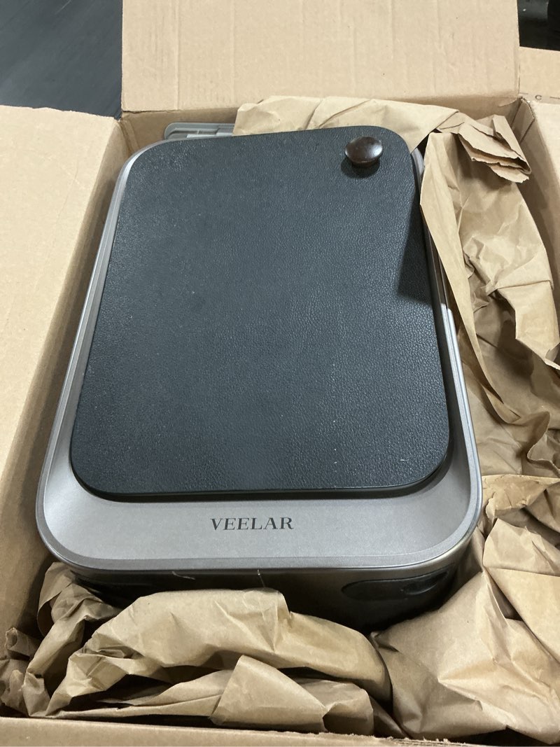 Condition photo showing As Is for Motion Sensor Trash Can - Automatic Touchless 5.5 Gallon / 20L Garbage Bin with Lid, Quiet Auto Open/Close Office/Bedroom Trash Can for Living Room (Grey)