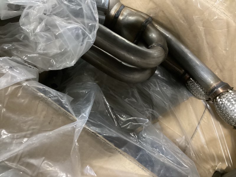 Condition photo showing Good Condition for (similar to) ls swap shorty exhaust headers with upgraded mls steel header gaskets and copper collector gaskets 304 stainless steel 2.5 inch 3 bolt collectors 5.3l 6.0l 6.2l ls1 ls2 ls3 ls6 ls engine swaps only shortys with upgraded gaskets ls swap headers