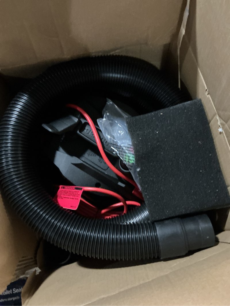 Condition photo showing Good Condition for shop-vac 12-gallon 6 hp corded wet/dry shop vacuum with accessories included