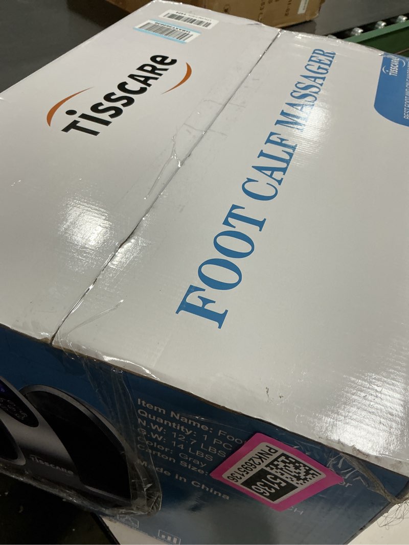 Condition photo showing Good Condition for TISSCARE Shiatsu Foot Massager with Heat, FSA Eligible HSA Foot Massager for Plantar Fasciitis, Neuropathy, Circulation and Pain Relief, Massage Feet at Home/Office, Gift for Men and Women 2026 New Upgraded,gray