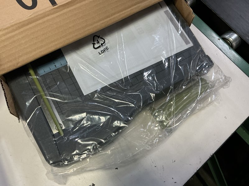 Condition photo showing Good Condition for swingline classiccut lite paper trimmer  10 sheets  durable plastic base  13 x 19 1/2