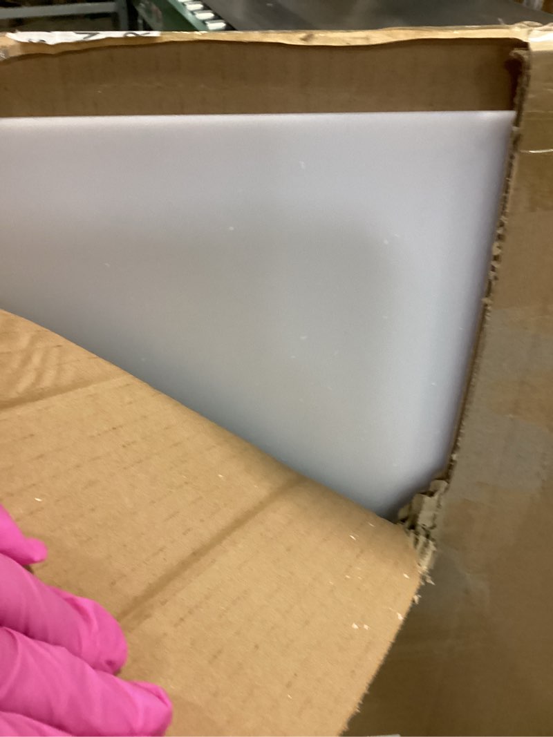Condition photo showing Good Condition for 24" x 48" x 1/8" White Acrylic Sheets Translucent White Cast Acrylic Plastic Sheet Cut to Size for DIY Craft Projects Display Cases Signs Sneeze Guard
