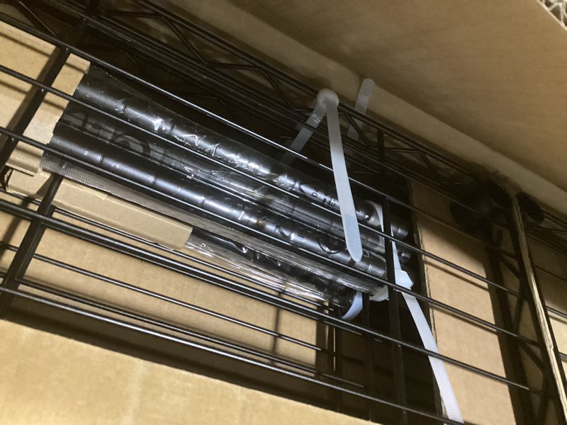 Condition photo showing New/Like New for ulif f2 clothes rack, 5 tiers heavy duty garment rack for bedroom, freestanding adjustable closet storage organizer, 46.1" w x 15.4" d x 78.3" h, load 630lbs, upgraded black