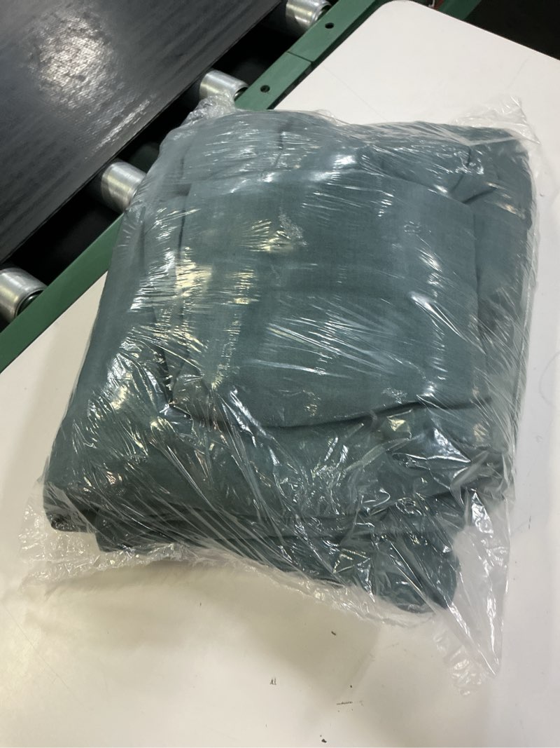 Condition photo showing Good Condition for european linen duvet cover set, full/queen, ocean