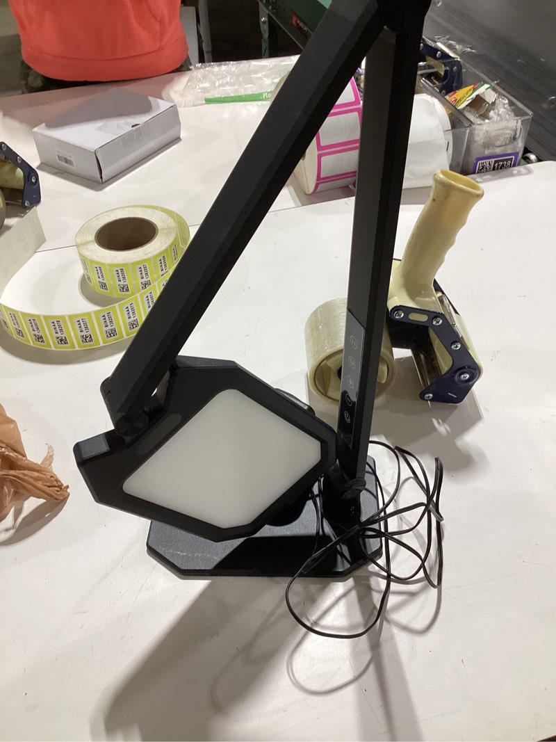 Condition photo showing Good Condition for NS Eye-Caring LED Desk Lamp, 3 Color Temperature Dimmable Office Light with Memory Function & Timer, Adjustable Metal Clamp Lamp for Home Office, Reading, Studying.Batteries not Included. 1