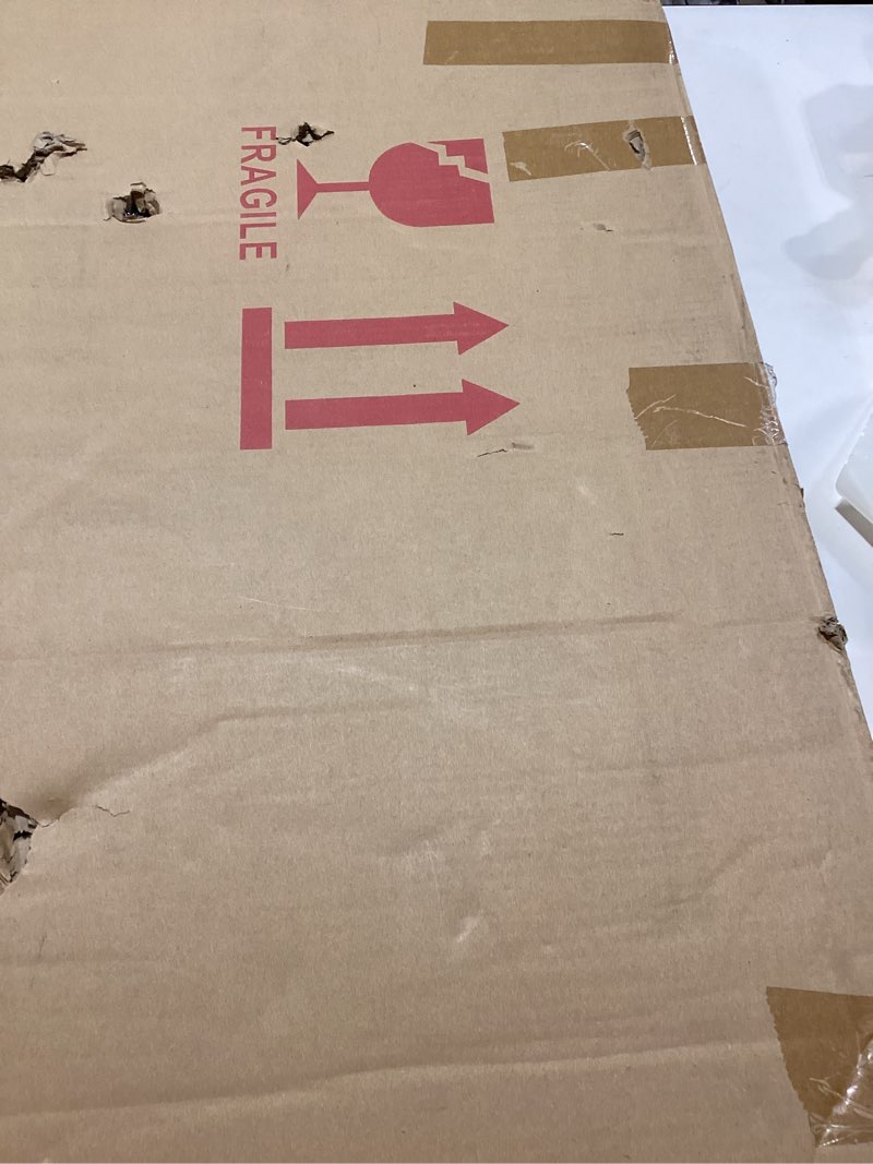 Condition photo showing New/Like New for Kate and Laurel Calter Framed Linen Fabric Pinboard, 25.5 x 41.5, Gold 25.5" x 41.5" Gold