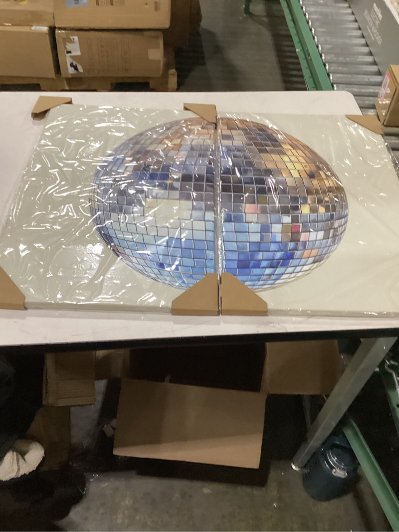 Disco Ball Wall Art Aesthetic Preppy Canvas Wall Decor Disco Ball Poster Funky Wall Art Trendy Print