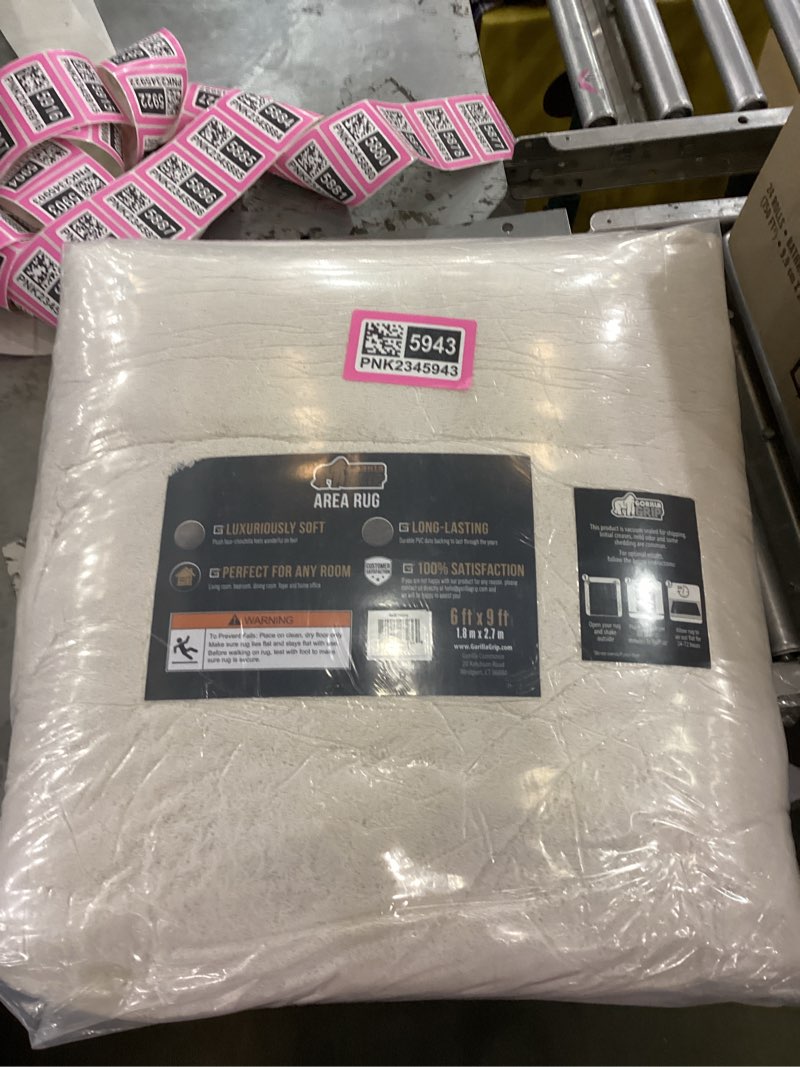 Gorilla grip area rug 6ft x 9ft