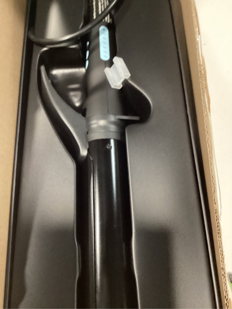 Condition photo showing As Is for bio ionic long barrel curling iron with moisture heat technology & nanoionic mx versatile curling wand - multiple barrel sizes for tight, classic, loose & soft curls 1.5 inch (soft curls) black
