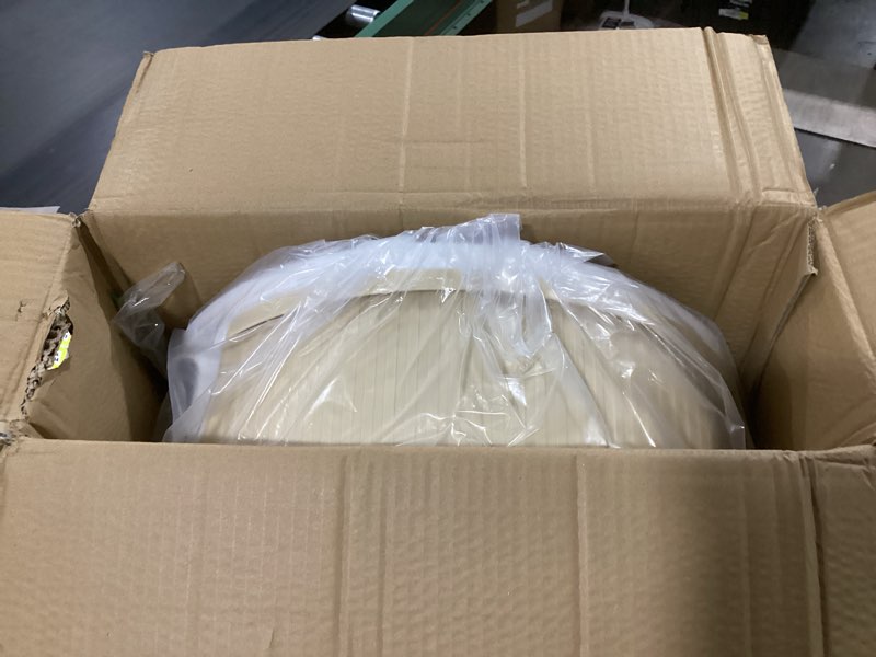 Condition photo showing Good Condition for ZOMISIA Hidden Cat Litter Box with Faux Plant, Odor Control Litter Box Enclosure Furniture with Artificial Planter and Scoop, Easy to Assemble and Clean, White & Khaki