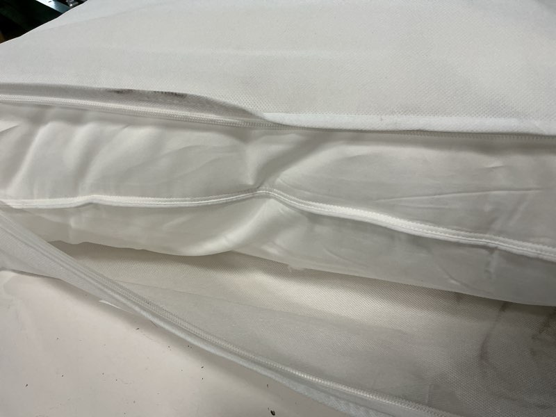 Condition photo showing As Is for luxe goose down pillow (standard )