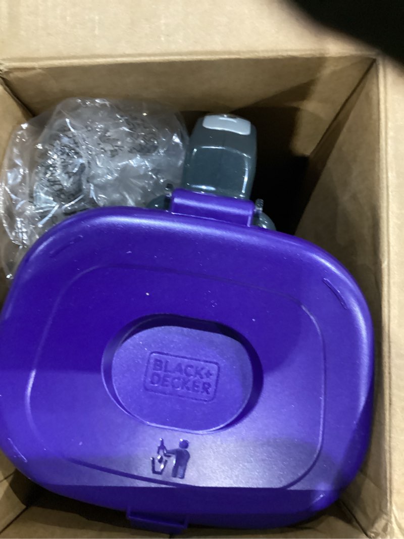 Condition photo showing As Is for BLACK+DECKER dust buster Handheld Vacuum Cordless, Pet Hair Vacuum, Portable for Home and Car with Pet Brush, Rechargeable, Powerful Suction, Washable Bowl Filter,furbuster AdvancedClean (HHVK515JP07) AdvancedClean Pet