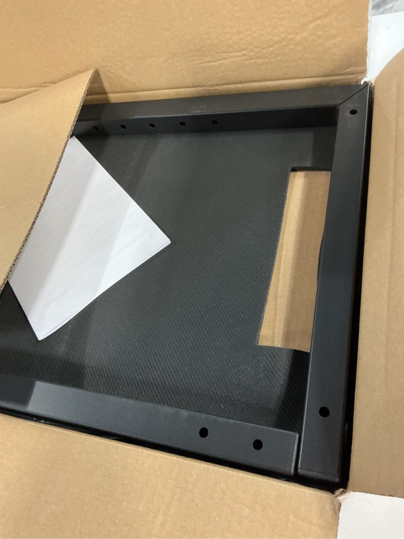 Condition photo showing Good Condition for computer tower stand with power outlet, 6 level height ajustable pc tower stand for floor, mobile rolling cpu holder cart for gaming, office, home, 21.34"-28.3", black 1 power outlet