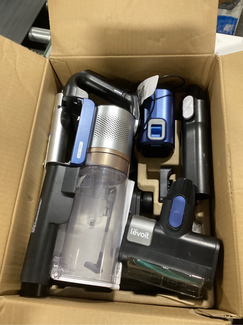 Condition photo showing Good Condition for levoit cordless vacuum cleaner with hepa filter, stick vac with tangle-resistant design, up to 60 mins, powerful suction, lightweight, mini motorized brush, for carpet, hard floor, pet hair, lvac-300 lvac-300 pro