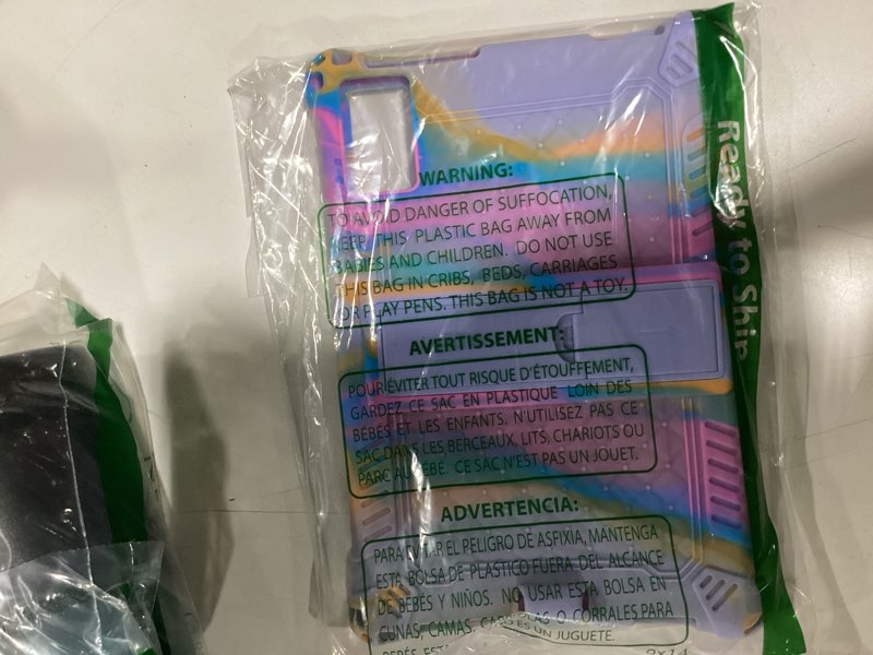 Condition photo showing Good Condition for detuosi okaysea 10.1 inch silicone tablet case with stylus pen & shoulder strap, moderness 10.1" case, soft portable protective cover for qunyico 10.1, azeyou tab 6 10 inch, rose red & purple