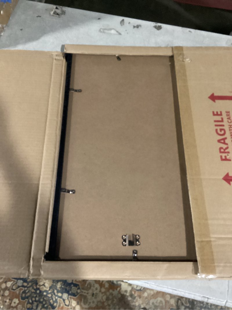 Condition photo showing Good Condition for lavie home 22x22 picture frame for wall display, 22x22 square picture frame with hd plexiglas, 22 x 22 poster frame 1 pack, display frame for vertical or horizontal, black classic collection black 22x22 1