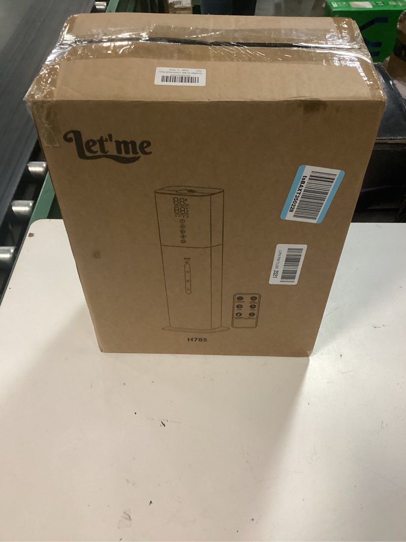 Condition photo showing New/Like New for humidifiers for bedroom, 2.11gal 8l quiet humidifiers for large room with timer, 360°nozzle, 3 speed ultrasonic cool mist humidifier with humidistat for baby home adults plants black