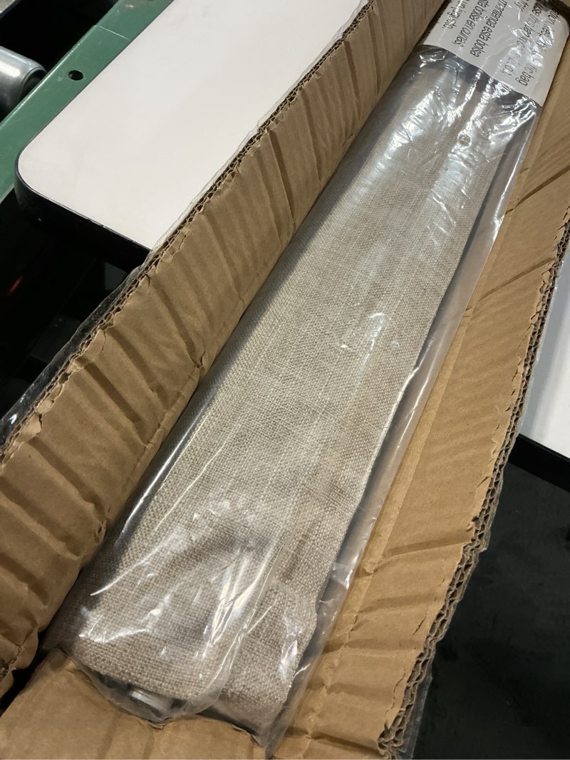 Condition photo showing As Is for LazBlinds No Tools No Drill TDBU Cordless Roman Shades for Window, Thermal Insulated UV Blocking, 100% Blackout Fabric Blinds for Bedroom & Living Room, 41" W x 64" H, Blackout - Beige Blackout - Beige 41"W x 64"H