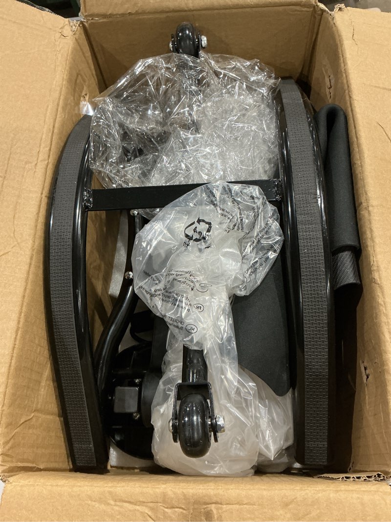 Condition photo showing As Is for rock fitness stepper, portable step rocker side to side at home, aerobic workout machine fitness equipment suitable for apartment and dormitory black