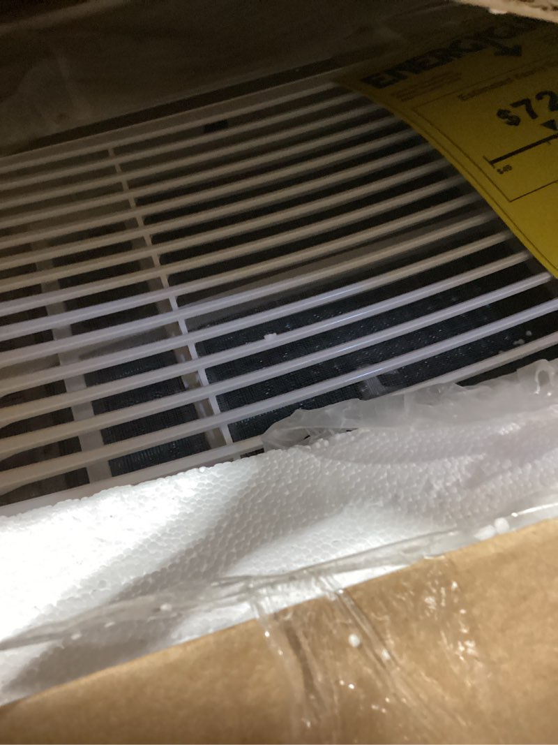 Condition photo showing New/Like New for garvee 8000 btu window air conditioner unit with remote control, cools rooms up to 350 sq ft, 3 cooling & fan speeds quiet operation, digital display, easy install kit, for bedroom, office