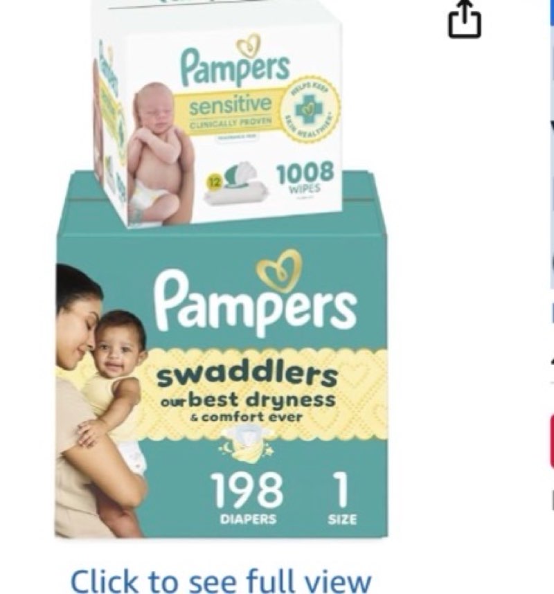 Pampers Pure Protection Baby Diapers, Size 5 (27+ lbs), 132 Count, Up to 100% Leakproof, Premium Pla